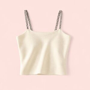 NWT Camila Coelho Camisole Embellished Straps